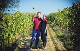 Einblick in unsere Weingärten - Barbara und Peter